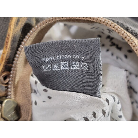 MW Myra S-2601 Compulsory Backpack Bag Fur & Canvas Back Pack Shoulder Rucksack - Picture 10 of 10